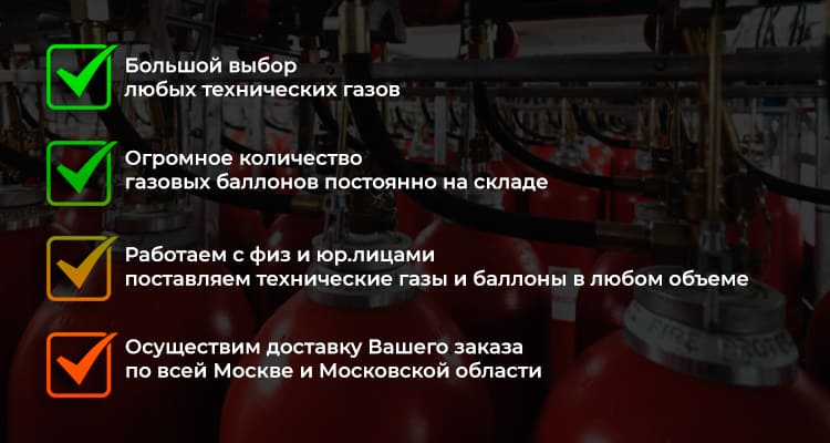 Технические газы в Петрово-Дальнем
